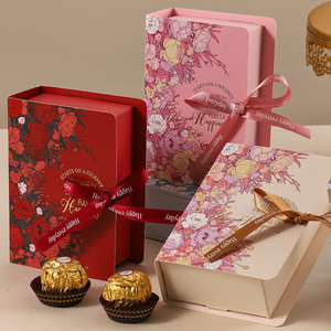 Ready-made bow book shaped <b>gift</b> <b>box</b> birthday <b>gift</b> <b>box</b> <b>gift</b> <b>box</b> with high-end feel light luxury <b>gift</b> packaging <b>box</b> <b>empty</b> <b>box</b> - Product Image 6