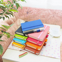Carnet de poche en lin thermocollé à couverture rigide DG A7, pages vierges, pour le bureau, la maison, l'école, fournitures d'écriture, cadeau