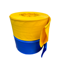 Tuyau d'irrigation plat en PVC de qualité export, tuyau de pompe à eau, 2, 3, 4, 5, 6 pouces, tuyau plat rouge pour l'irrigation