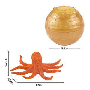 Jinying Underwater World Mini Scene Capsule Toy Set Marine Animal Figure Surprise Egg for Kids Imaginative Play Home Decoration - Product Image 4