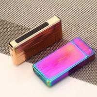 Briquet à arc DEBANG pour cigarettes et cigares, briquet en métal, couleur et logo personnalisés, briquet plasma rechargeable, cadeau de luxe, portable, pour les fêtes
