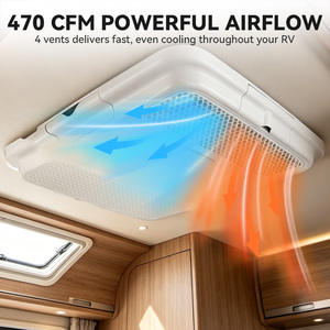 Climatiseur de toit 220V 50Hz 115V 60Hz 15000BTU R410a pour <span class=keywords><strong>camping</strong></span>-<span class=keywords><strong>car</strong></span>, camion, caravane, chauffage et refroidissement - Product Image 3