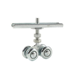 Rouleaux de porte suspendus de quincaillerie de porte pliante coulissante industrielle de fabrication chinoise à usage intensif avec roulement - Product Image 2