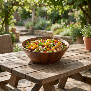 Ensemble de 6 bols en bois d'olivier, faits à la main, légers, rustiques, décoration de cuisine moderne, cadeau de déménagement ou cadeau pour chef - Product Image 4