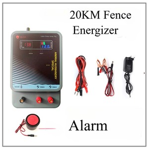 Energizador de Cerca Eléctrica de 20KM, Entrada 12V Salida 12KV, con Pantalla, Alarma y Control Remoto, para Elefantes y Ganado 605 - Product Image 3