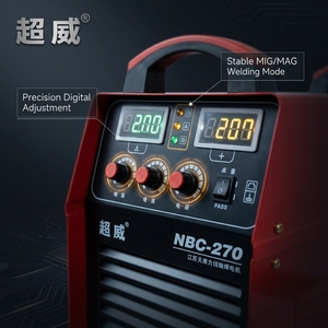 เครื่องเชื่อม <span class=keywords><strong>MIG</strong></span>/MAG แบบอินเวอร์เตอร์ NBC-270 270A ชนิดโมโนทูป ประสิทธิภาพสูง พร้อมระบบป้องกันด้วยแก๊ส - Product Image 3