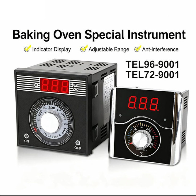 TEL96-9001 TEL72-9001 LCD Display Digital PID Thermostat Temperature Controller for Baking Oven