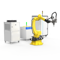 Nuevo Robot Industrial de Soldadura Láser de Fibra, Brazo Robótico Inteligente Automático de Alta Precisión, Equipo de Soldadura Refrigerado por Agua de 20000W