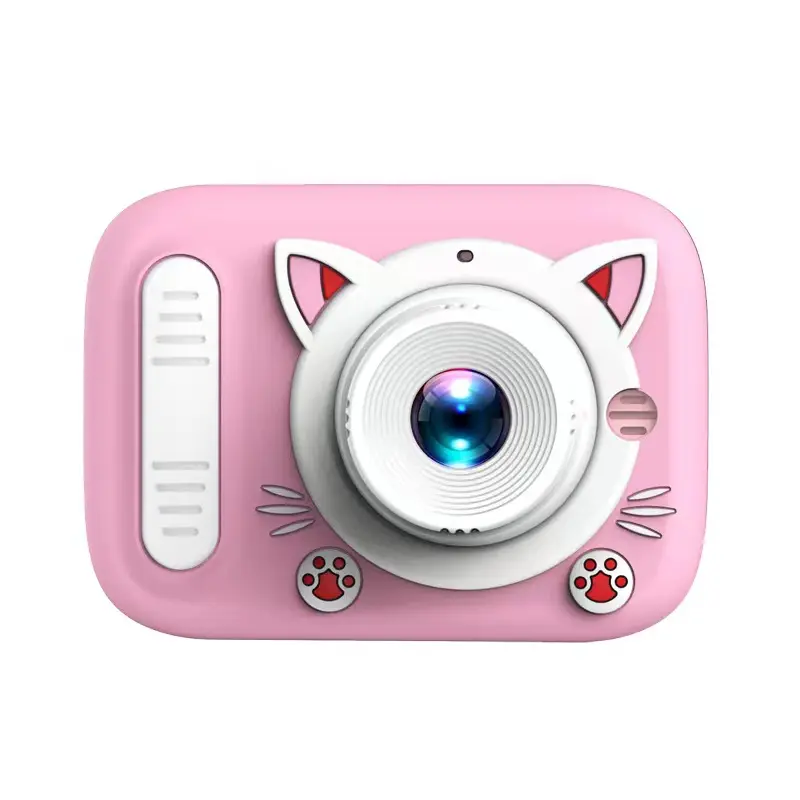 Mini câmera digital brinquedo para crianças, câmera de vídeo fofa de 2 polegadas com tela HD para presente de aniversário de bebês e crianças, jogo ao ar livre