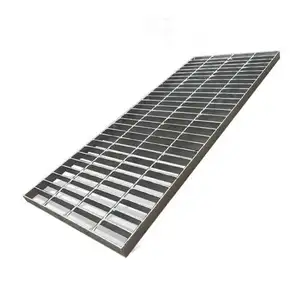 Storm drain cover serrated steel grating for ditch gully sump pit grate cover