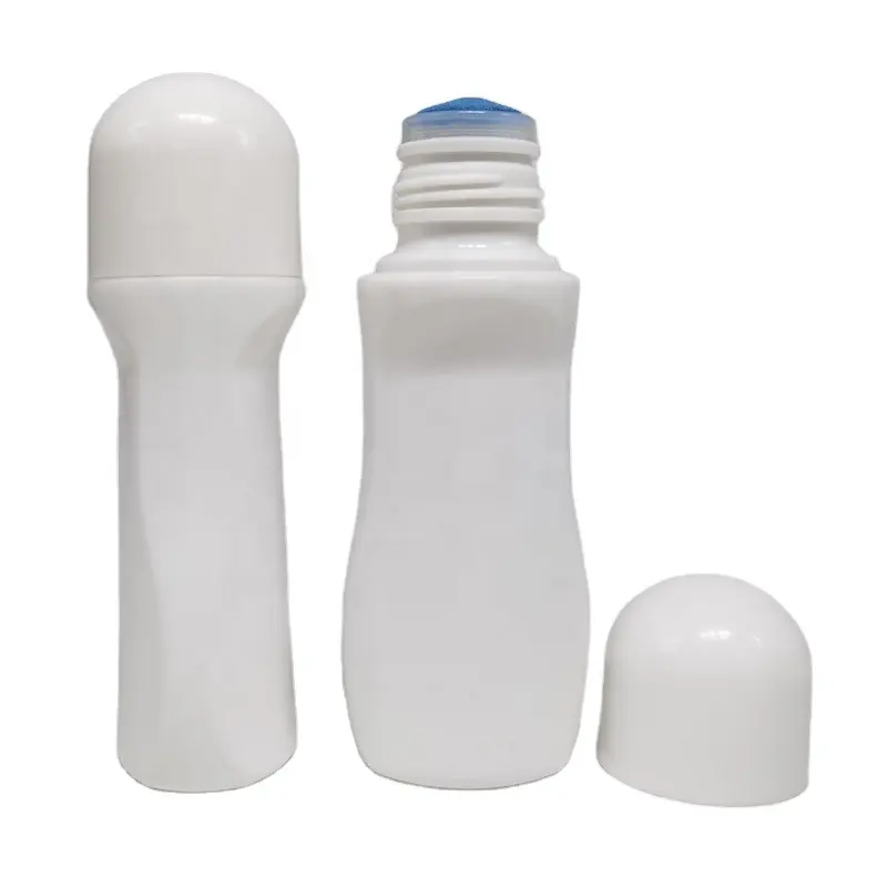 65ml HDPE di Plastica Bianca Vuota Tessuto Panno Pennino Applicatore Dauber Bottiglia Con Arc Tappo A Vite