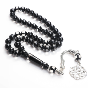 기도 구슬 이슬람 Tasbih 고급 10mm 합성 수지 Tesby 묵주 공장 직접 판매 51 이슬람기도 구슬 Tasbih 구슬 - Product Image 1