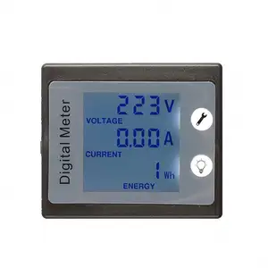 Wattmètre numérique LCD voltmètre panneau d'énergie AC220V 10A tension courant énergie électricité consommation compteur