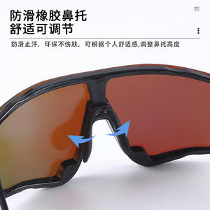 Lunettes de soleil polarisées à dégagement rapide magnétique, monture TR90, coupe-vent, pour sports de plein air, avec étui XQ548A 1 - Product Image 5