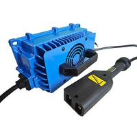 Chargeur haute puissance étanche QA1250A, nouveau modèle, 48 V, pour appareils électriques volumineux, chargeurs de batterie au lithium 25 A pour voiturette de golf
