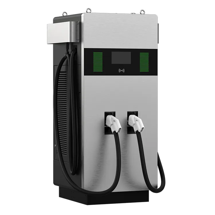 electric cars cheap and fast charger european roadside 2way double outlet floor mounted ev charger 90kw 150 kw 180kw station