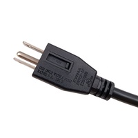 Prise NEMA 5-15P avec fusible 5A, cordon d'alimentation 125V AC, 1,8m SJT 18AWG