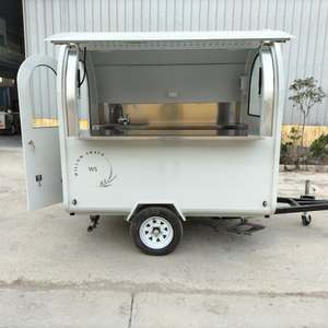China Made Small Street Ice Cream Trucks Mini Food <b>Trailer</b> for <b>Car</b> Food Truck - Product Image 1