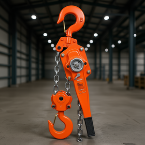 Polipasto Manual de Cadena Weston, Capacidad de 1 Tonelada, Longitud de 10 Pies, Color Naranja, Equipo de Elevación de Grado Industrial - Product Image 2