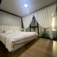 Casa Prefabricada de Fábrica de 2 Pisos, 4 Dormitorios, con Habitación Plegable de Doble Ala, Contenedores Desmontables, Casas Prefabricadas para Vivir