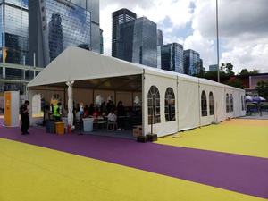 Hot Sale Four-season Aluminum Frame PVC Roof Marquee <b>Tent</b> with Stage Banquet commercial party <b>tent</b> fittings - Product Image 6