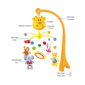 Campana portatile del letto appesa del bambino rotante giocattolo <span class=keywords><strong>mobile</strong></span> musicale del bambino per il regalo dei bambini - Product Image 3