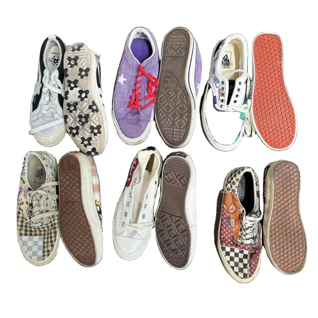 Used Male Shoes Stock Used Famous Brand Men Canvas Branded Shoes Bales Original Second Hand