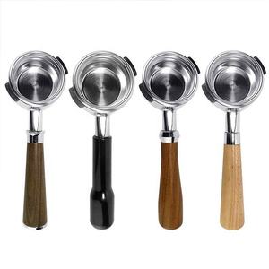 Herramientas de Barista de acero inoxidable, portafiltro de 58mm sin fondo de café para Nuova Simonelli <span class=keywords><strong>Espresso</strong></span> - Product Image 1