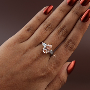3.9 Carat Lab Grown <b>Diamond</b> Engagement <b>Ring</b> for Women Premium Fine Jewelry in Silver 10K Gold 14K Gold 18K Gold Luxury Bridal - Product Image 4