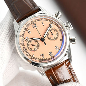 <span class=keywords><strong>Montre</strong></span> <span class=keywords><strong>homme</strong></span> rétro PP classique à cinq aiguilles, chronographe multifonctionnel, lumineux, étanche, mouvement mécanique automatique - Product Image 6