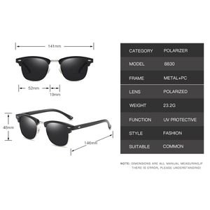 Lunettes de <span class=keywords><strong>soleil</strong></span> polarisées rétro tendance pour hommes et femmes, personnalisables avec logo, idéales pour les voyages - Product Image 5