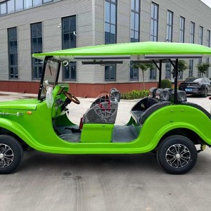 Voiturette électrique classique 4 roues 2 places, design personnalisé, couleur blanche, pour le tourisme et les voyages, à vendre - Product Image 3