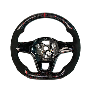 Fibra de Carbono Forjada Roja de Estilo Deportivo, la Más Vendida, para Volkswagen ID7 ID3 VW MK8 Golf8 Touareg Golf GTI R con Levas de Cambio - Product Image 1