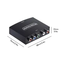 Convertisseur vidéo audio 1080P de marque tierce 5RCA RGB YPbPr vers DVD, HDTV, moniteur, projecteur, matrice vidéo