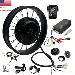 US-Lagerbestand, keine Steuer: 72V 3000W E-<span class=keywords><strong>Bike</strong></span> Umbausatz für Schnee- und Strandfahrräder, <span class=keywords><strong>Fat</strong></span> Tire 20/26 Zoll 4.0 Radnabenmotor, Sabvoton 80A 7S Freilauf - Product Image 1