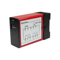 Détecteur de boucle inductif monocanal AC/DC 12V 24V avec sortie relais pour système de contrôle d'accès de portail de stationnement