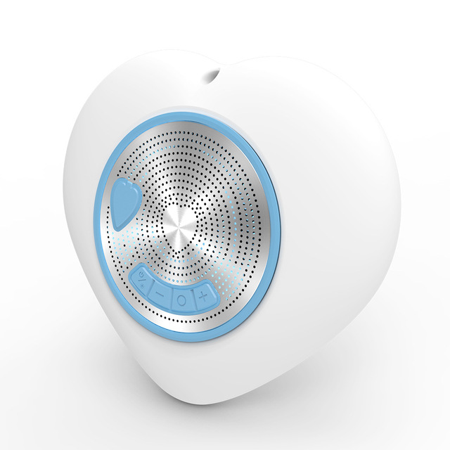 5.0 Floating  Speaker, Waterproof, Seven-Color LED Light-Up, TWS Heart-Shaped Speaker