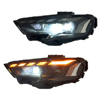 Feux avant SJC Auto pour Audi A3, assemblage modifié, LED double lentille, éclairage dynamique, feux de jour, nouveau style 2017-2020