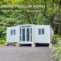 Maison pliable en conteneur extensible populaire en Europe, panneau sandwich EPS, isolation murale, préfabriqué modulaire, petite maison de grand-mère en Australie