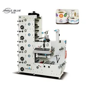 Full Automatic Uv Roll Self-Adhesive Label 4 5 6 Color Flexo Printing Machine With High Quality