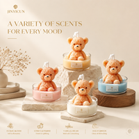 Vela Aromática de Oso de Peluche Personalizada, Linda Vela de Cera de Soja con Forma de Animal, Regalo Decorativo para Decoración del Hogar, Boutique, Venta al por Menor, OEM, Marca Privada