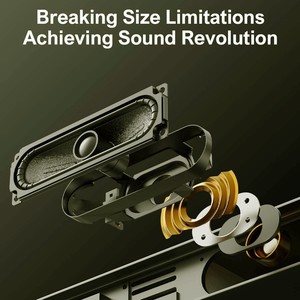 ドルビーホームシアタースクエアオーディオバースピーカーモデル4100 TVサブウーファー用ワイヤレス2.0チャンネルステレオリモコン400W出力 - Product Image 4