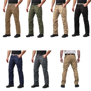 사용자 정의 로고 도매 남성 전술 바지 경량 제조업체화물 Ripstop 바지 멀티 포켓 - Product Image 2