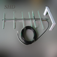 Antenne Yagi directionnelle sans fil extérieure SHD SHD-D-125010-DS 120-500 MHz UHF Gain 7 VSWR 1.5 pour communication radio bidirectionnelle mobile
