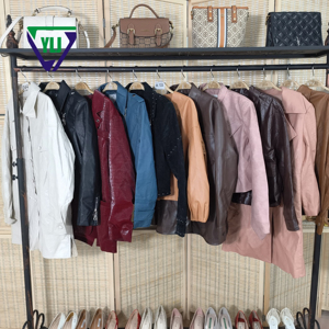 Cappotto <span class=keywords><strong>in</strong></span> pelle sottile di seconda mano giacca da uomo di buona qualità moda moda <span class=keywords><strong>abbigliamento</strong></span> <span class=keywords><strong>in</strong></span> balle vestiti usati per uomo e donna - Product Image 1