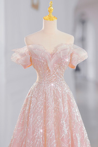Abito da Sera Elegante da <span class=keywords><strong>Principessa</strong></span> Fuggita, Lusso Accessibile di Alta Gamma per Donne, Abito Lungo Snellente per Fidanzamento e Brindisi alla Sposa - Product Image 6