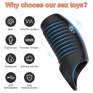 APP-gesteuerte Silikon-Hahn hülse für Männer Vibrationsverzögerungs-Ejakulation funktion - Product Image 3