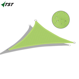 4M * 4M 13FT * 13FT Voiles d'ombrage étanches <span class=keywords><strong>Voile</strong></span> d'ombrage carrée en tissu pour auvent <span class=keywords><strong>Voile</strong></span> d'ombrage solaire - Product Image 4
