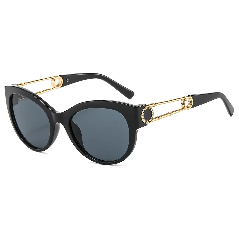 Gafas de sol ovaladas Retro para mujer, lentes de sol ovaladas Retro de diseñador a la moda de marcas famosas de lujo, gran oferta