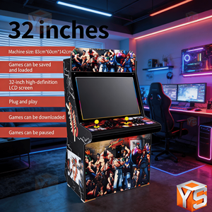 Máquina de Juegos Arcade ZDYS para Dos Jugadores, con Joystick, Funciona con Monedas, <span class=keywords><strong>Pandora</strong></span> Moonlight Box Retro Street Fighter - Product Image 3